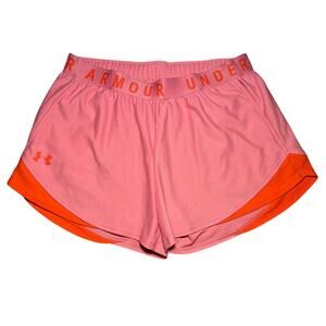 Under Armour - Pink Breathable Shorts - Size Medium